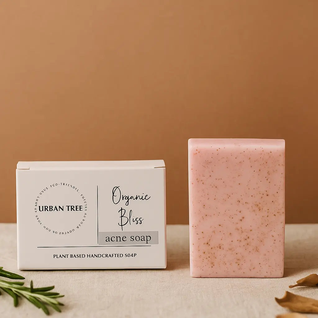 Urban Tree Acne Soap โ Handmade anti-inflammatory bar that soothes breakouts, fades spots, and gently purifies acne-prone skin