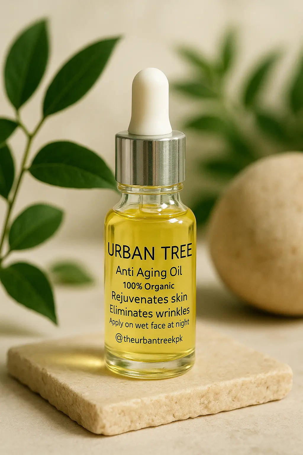 Urban Tree Anti-Aging Face Oil – Organic Blend for Wrinkle Reduction and Firm Skin