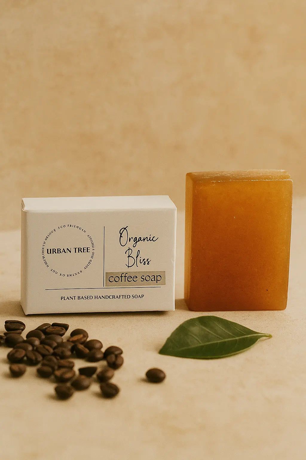 Urban Tree Coffee Soap – Brightens dull skin and gently exfoliates with pure coffee beans and nourishing oils