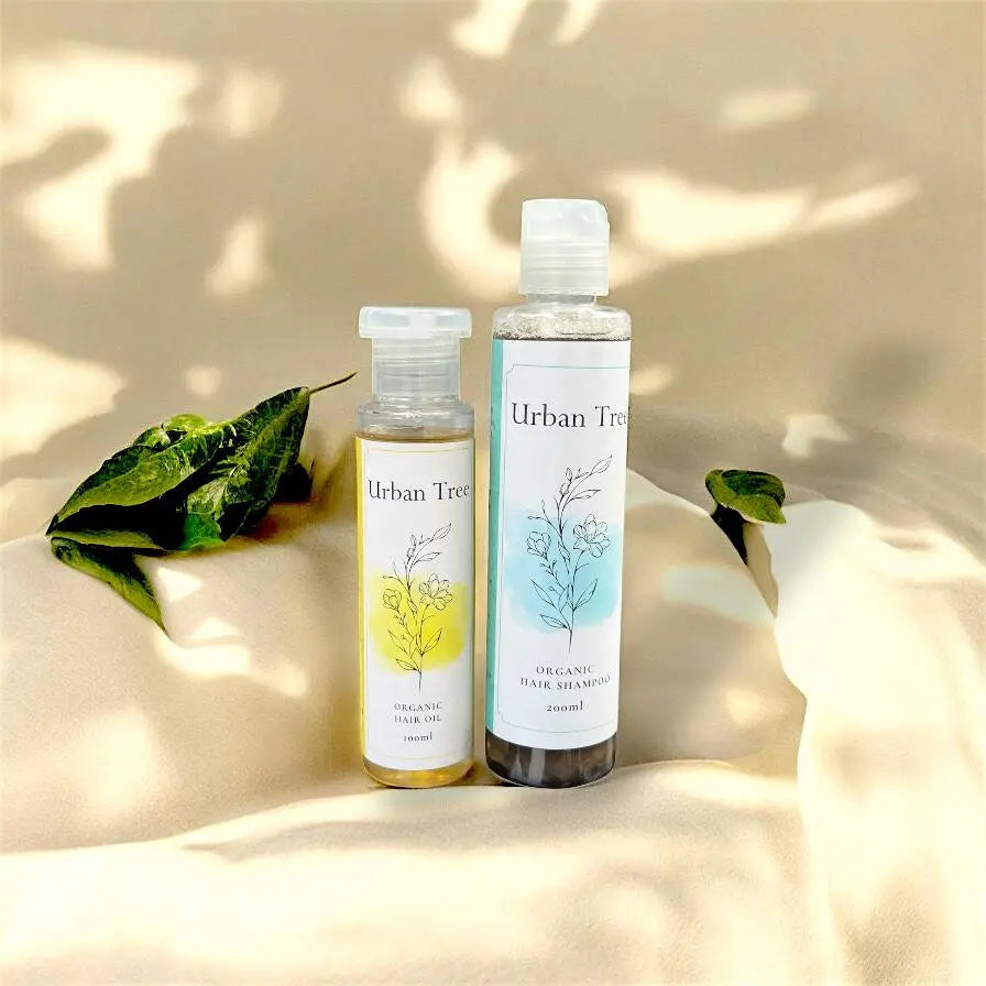 Urban Tree Hair Revival Duo – Sulfate-Free Shampoo and Herbal Hair Oil Combo for Hair Fall Control