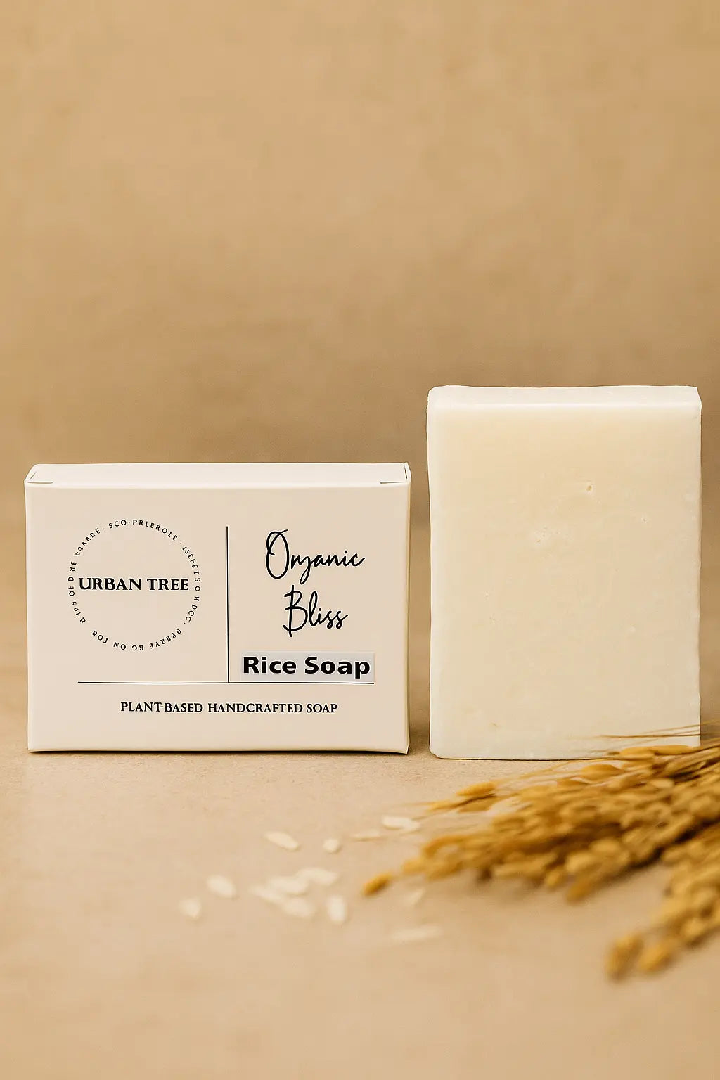 Urban Tree Rice Soap – Gently brightens and softens skin with rice milk, ideal for dull or sensitive skin types