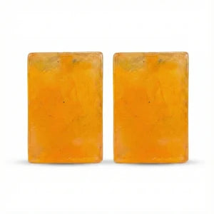Two Orange Vitamin C soap bars