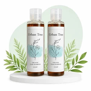 Two bottles of Organic Sulfate Free Shampoo