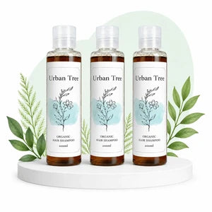 Three bottles of Organic Sulfate Free Shampoo