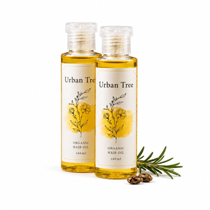 Two bottles of Organic Hair Oil
