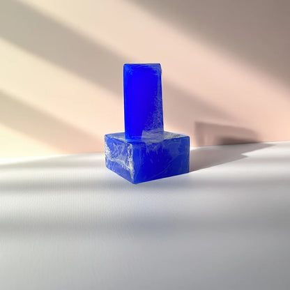 Organic Moroccan Nila Soap bar by Urban Tree in Pakistan on a reflective surface with soft shadows