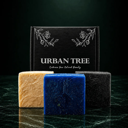 Premium Soap Collection with Charcoal, Moroccan Nila and Turmeric Kojic Acid Soaps by Urban Tree