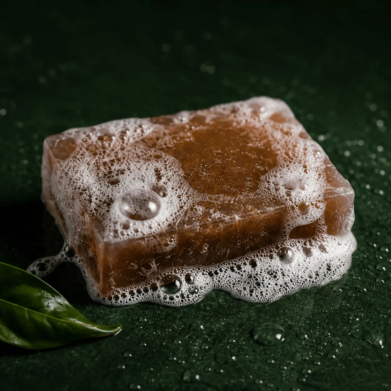Urban Tree Coffee Soap product photography, natural coffee soap for gentle exfoliation and refreshed skin