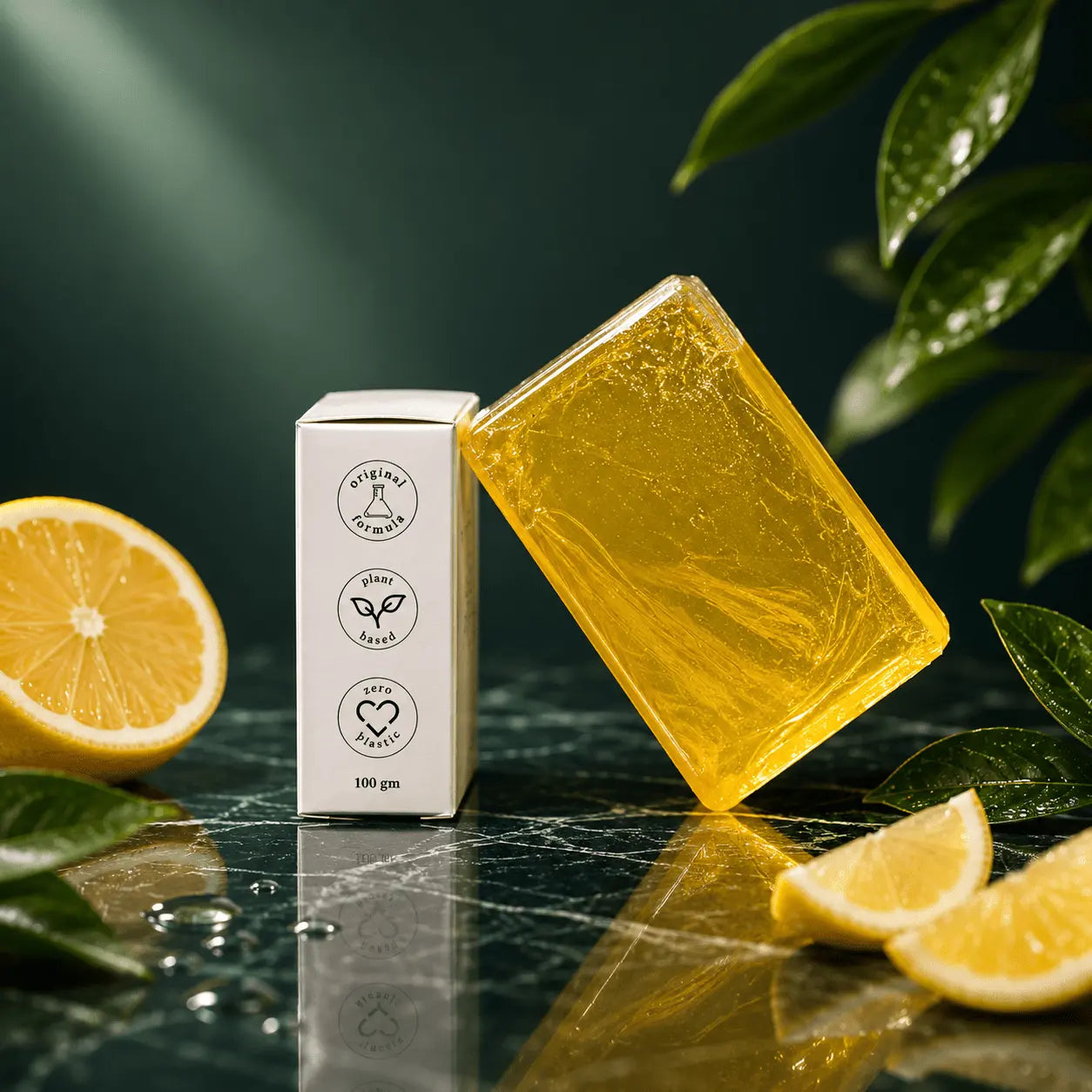 Urban Tree Lemon Soap with citrus extracts for gentle cleansing and skin freshness
