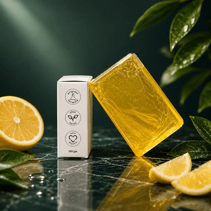 Urban Tree Lemon Soap with citrus extracts for gentle cleansing and skin freshness