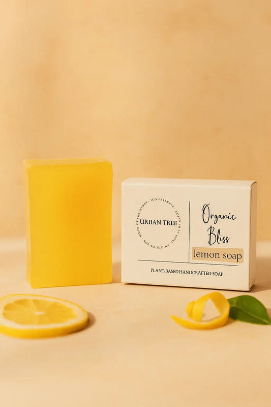 Urban Tree Lemon Soap – Natural Vitamin C bar for bright, glowing skin with a fresh citrus scent