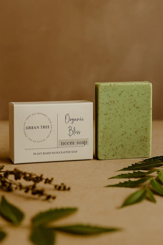 Urban Tree Neem Soap – Gentle herbal bar with neem extract for oily, sensitive, and acne-prone skin

