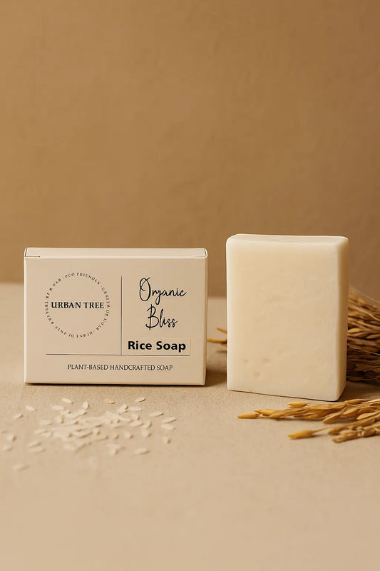 Urban Tree Rice Radiance Soap – Organic brightening bar made with rice extract to gently cleanse and soften skin

