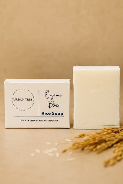Urban Tree Rice Soap – Gently brightens and softens skin with rice milk, ideal for dull or sensitive skin types

