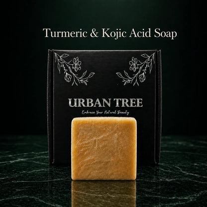 Urban Tree Turmeric Kojic Acid Soap for skin brightening and dark spots organic soap Pakistan